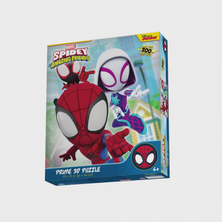 Spidey & his Amazing Friends 3D Lenticular 200pc Jigsaw Puzzle